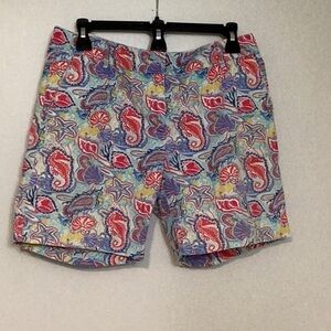 Talbots beach pattern women’s shorts, size 4